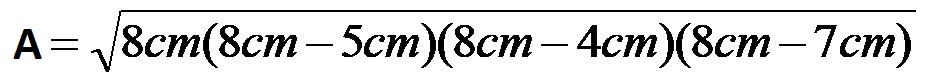 Applicazione della formula di Erone