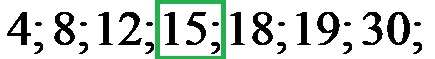 Come determinare la mediana di un array con un numero dispari di termini