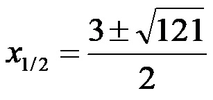 Determinazione delle soluzioni di un'equazione quadratica