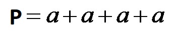 Formula del perimetro del rombo