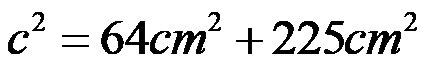 Formula di calcolo utilizzando il teorema di Pitagora