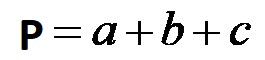 Formula per il perimetro di un triangolo rettangolo