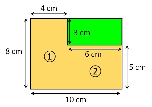 Perimetro e area di una figura complessa