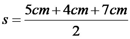 Semiperimetro di un triangolo