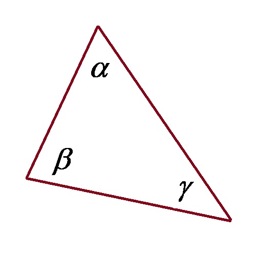 Somma Degli Angoli Interni Di Un Triangolo