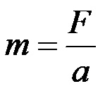 Formula di calcolo con la seconda legge di Newton